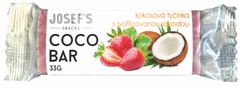 JOSEF´S snacks Kokosová tyčinka s jahodou 33g