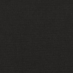 Greatstore 2místná pohovka černá 140 cm textil