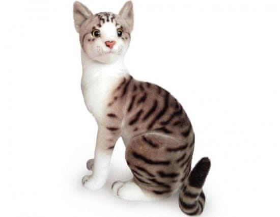ANADI BÍLOMOUROVATÁ kočička Micinka, 26 cm
