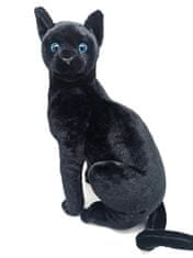 MIKEŠ - černá kočička, 46 cm