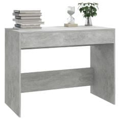Vidaxl Psací stůl šedý 101 x 50 x 76,5 cm dřevotříska