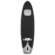 shumee Nafukovací SUP paddleboard s příslušenstvím černý 330x76x10 cm