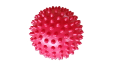  Masážní míček ježek 9 cm červený Unison UN 2016