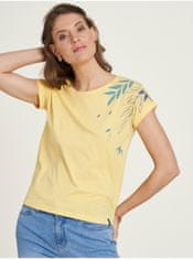 Tranquillo Žluté dámské tričko Tranquillo XL