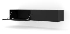 Homlando TV stolek BINGO 160 cm závěsná černý mat - phantom