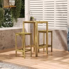 Greatstore Barový stůl 60 x 60 x 110 cm impregnovaná borovice