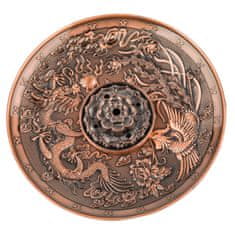 Feng shui Harmony Stojan s talířem na vonné tyčinky drak a fénix