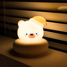 MG W-007 Bear noční lampa, bíla