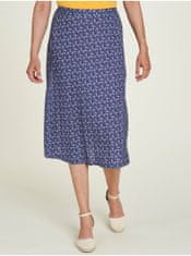 Tranquillo Fialová dámská vzorovaná midi sukně Tranquillo XL