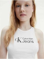 Calvin Klein Bílé dámské tílko Calvin Klein Jeans XS