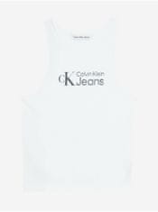Calvin Klein Bílé dámské tílko Calvin Klein Jeans XS