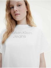 Calvin Klein Bílé dámské tričko Calvin Klein Jeans M