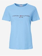 Tommy Hilfiger Světle modré dámské tričko Tommy Hilfiger XS