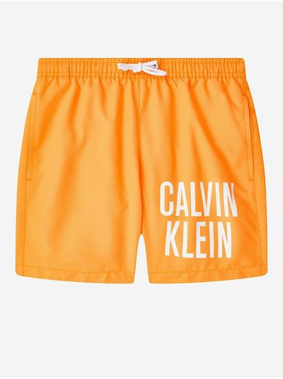 Calvin Klein Oranžové klučičí plavky Calvin Klein Underwear