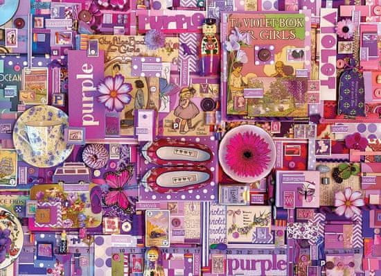 Cobble Hill Puzzle Barvy duhy: Fialová 1000 dílků
