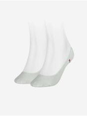 Tommy Hilfiger Sada dvou párů dámských ponožek v bílé barvě Tommy Hilfiger Underwear 39-42