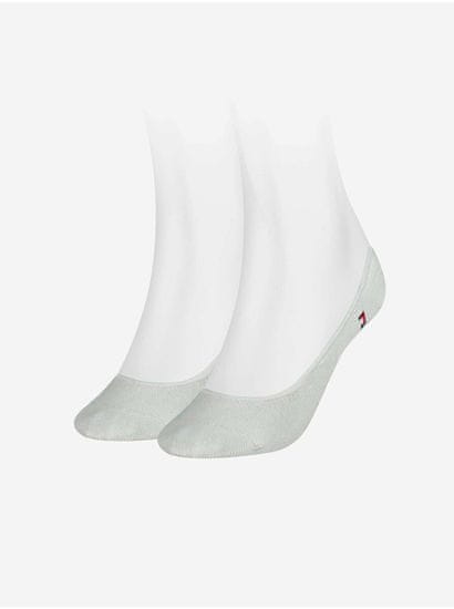 Tommy Hilfiger Sada dvou párů dámských ponožek v bílé barvě Tommy Hilfiger Underwear