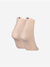 Tommy Hilfiger Sada dvou párů dámských ponožek v meruňkové barvě Tommy Hilfiger Underwear 39-42
