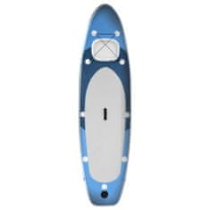 shumee Nafukovací SUP paddleboard s příslušenstvím modrý 360x81x10 cm