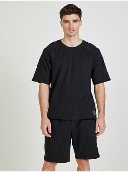 Calvin Klein Černé pánské tričko na spaní Calvin Klein