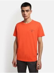 Napapijri Oranžové pánské tričko NAPAPIJRI Selbas L