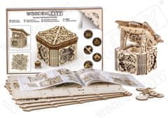 Wooden city 3D puzzle Tajemná schránka 176 dílů