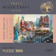 Trefl Wood Craft Origin puzzle Koláž New York 1000 dílků