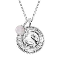 Engelsrufer Stříbrný náhrdelník Rak ERN-CANCER-RQZI (řetízek, 2x přívěsek)