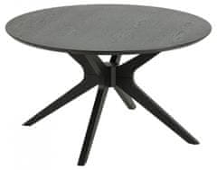 Design Scandinavia Konferenční stolek Duncan, 80 cm, černá