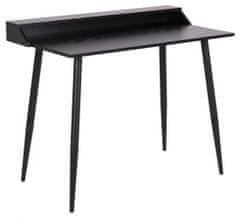 Design Scandinavia Pracovní stůl Joe, 100 cm, MDF, černá