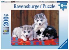 Ravensburger Puzzle Štěňata husky XXL 200 dílků