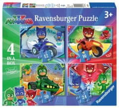 Ravensburger Puzzle Pyžamasky 4v1 (12, 16, 20, 24 dílků)