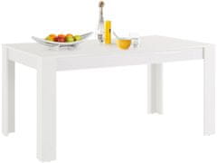 Danish Style Jídelní stůl Lora I., 160 cm, bílá