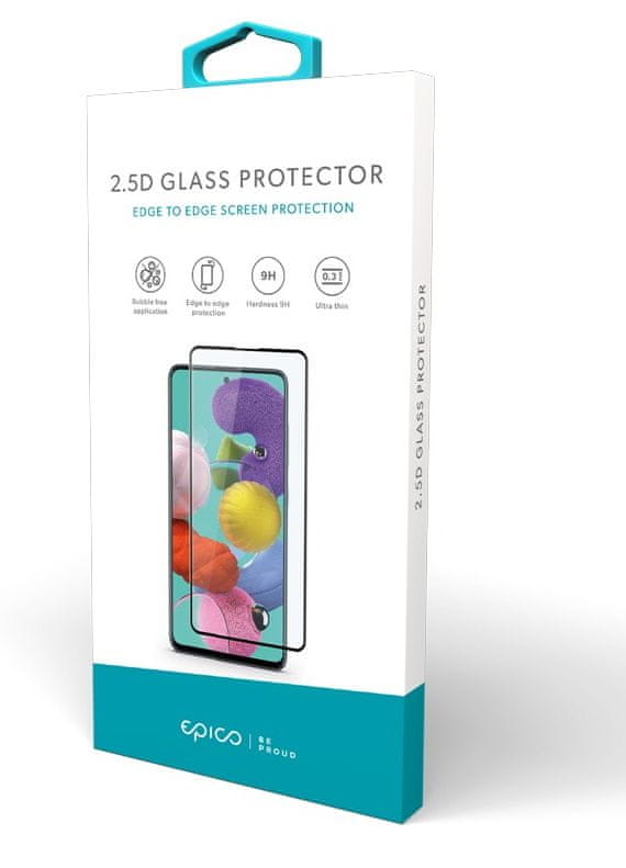 Levně EPICO 2,5D Ochranné sklo pro Xiaomi Redmi 10A - černá 67512151300001