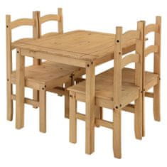 IDEA nábytek Stůl + 4 židle CORONA 3 vosk