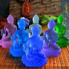 Feng shui Harmony Buddha štěstí a hojnosti modrý