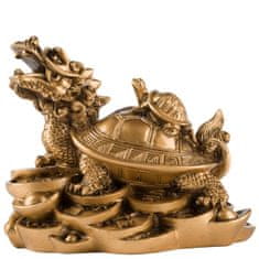Feng shui Harmony Zlatá dračí želva