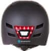 Bezpečnostní helma černá s LED "L"