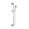 MEREO Sprchová souprava, pětipolohová sprcha, dvouzámková nerez hadice, stavitelný držák, plast/chrom - CB900R