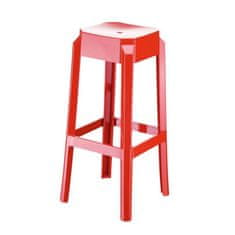 BHM Germany Barová židle Logre, lesklá červená