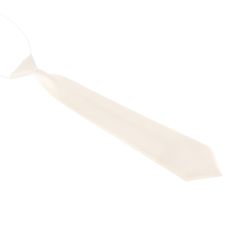 NANDY Dětská kravata, 30 cm, pro děti ve věku 2-10 let - krém