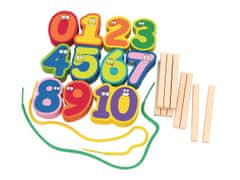 Leomark Dřevěná čísla a počítací tyčinky - vzdělávací hračka 266