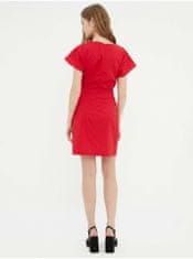 Trendyol Červené dámské krátké šaty Trendyol XS