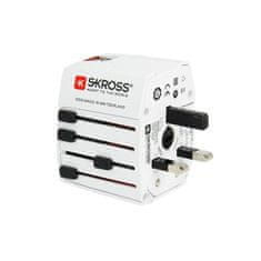Skross cestovní adaptér MUV USB, 2x USB-A, univerzální pro 150 zemí, PA48