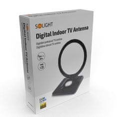 Solight digitální pokojová anténa, DVB-T2, 45dB, HP26