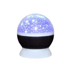 Solight LED projekční koule, multicolor, 9 režimů, otáčení, USB, 4x AAA, 1V220