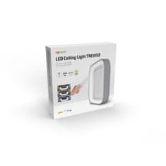 Solight LED stropní světlo čtvercové Treviso, 48W, 2880lm, stmívatelné, dálkové ovládání, šedá, WO769-G