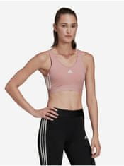 Adidas Světle růžová sportovní podprsenka adidas Performance XS