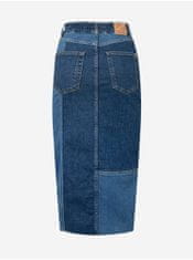 Pepe Jeans Modrá dámská džínová midi sukně Pepe Jeans Piper XS
