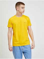 Tommy Hilfiger Žluté pánské tričko Tommy Hilfiger XL